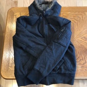 American Eagle Fur Trim Hoodie